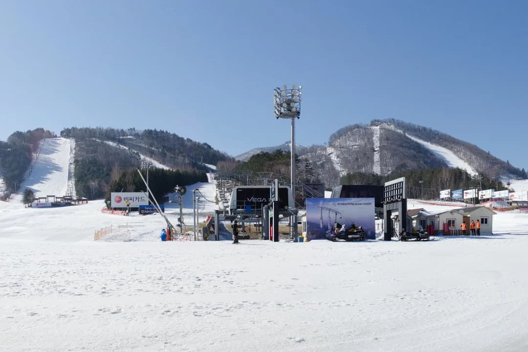 Slopes at Yongpyong, Pyeongchang